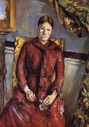 Paul Cezanne Mrs Cezanne painting